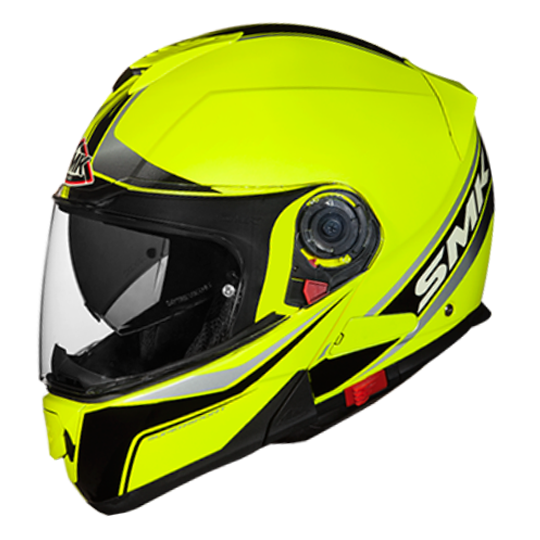 SMK GLIDE Modular Helmet Flash Vision (HV420) Gloss Yellow Black
